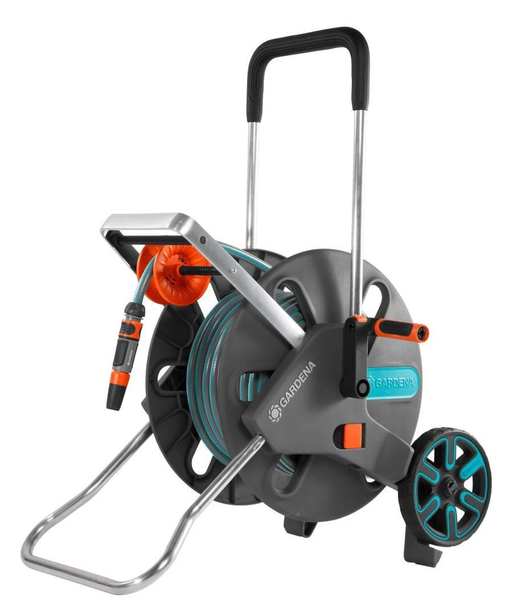 GARDENA - AquaRoll L CleverRoll L Easy Set Slangenwagen - Maximaal 50 Meter - Verstelbare Handgreep 9 GARDENA - AquaRoll L CleverRoll L Easy Set Slangenwagen - Maximaal 50 Meter - Verstelbare Handgreep - Afbeelding 9