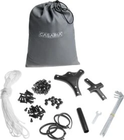 Casaria Paviljoen Topas 3x4m - UV-bescherming 50+ - Antraciet -Beroemde Tuinonderhouds Winkel 1064x1200