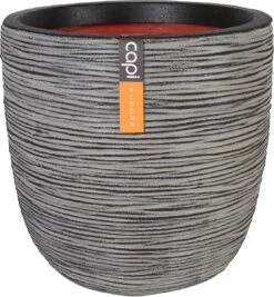 Capi Europe - Bloempot Bol Rib NL - 35x34 - Antraciet - Voor Binnen En Buiten - KOFZ932 -Beroemde Tuinonderhouds Winkel 1109x1200 1