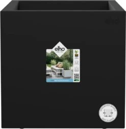 Elho Vivo Next Vierkant 40 - Plantenbak Voor Binnen & Buiten - Ø 39.0 X H 37.9 Cm - Zwart/Living Black -Beroemde Tuinonderhouds Winkel 1176x1200 5