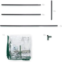 Relaxdays Tomatenkas 150x100x50 Cm - Tuinkas Tomaten - Foliekas - Serre - Kweekkas - PVC -Beroemde Tuinonderhouds Winkel 1188x1200 2