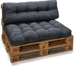 Palletkussen Basic Comfort Zitgedeelte Grijs 120x80x15cm -Beroemde Tuinonderhouds Winkel 1200x1066