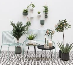 Pt Wand Bloempot Oval Wide - Green -Beroemde Tuinonderhouds Winkel 1200x1070 2