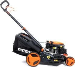 FUXTEC Grasmaaier Benzine - 46cm - Zelfrijdend / Zelftrekkend / Achterwielaandrijving - Mulchfunctie - Opvangbak 50L - FX-RM4646 -Beroemde Tuinonderhouds Winkel 1200x1074