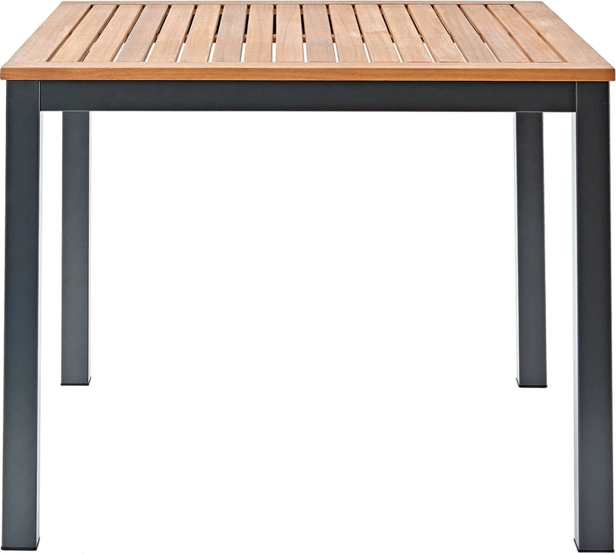 NATERIAL - Tuintafel Vierkant ORIS - 4 Personen - Houten Tafel 90x90 Cm - Aluminium - Met Houten Blad - Eucalyptus 7 NATERIAL - Tuintafel Vierkant ORIS - 4 Personen - Houten Tafel 90x90 Cm - Aluminium - Met Houten Blad - Eucalyptus - Afbeelding 7