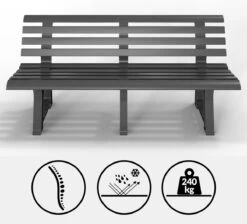 Casaria Tuinbank Orchidea – Kunststof/240kg Belastbaar – Antraciet 11 Casaria Tuinbank Orchidea – Kunststof/240kg Belastbaar – Antraciet -Beroemde Tuinonderhouds Winkel 1200x1089