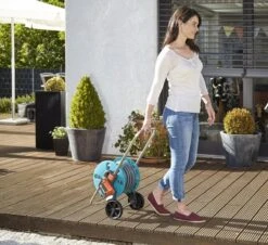 GARDENA - AquaRoll CleverRoll S Set Slangenwagen - Incl. 20 M Slang - Maximaal 40 M Opbergcapaciteit -Beroemde Tuinonderhouds Winkel 1200x1096