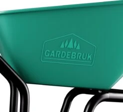 Gardebruk Kruiwagen 100 L - Kunststof Kuip – Tot 150KG Groen -Beroemde Tuinonderhouds Winkel 1200x1099