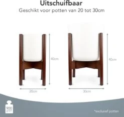 LifeGoods Planten Standaard - Uitschuifbare Bloempothouder - 20 Tot 30 Cm - Donker Bamboe 15 LifeGoods Planten Standaard - Uitschuifbare Bloempothouder - 20 Tot 30 Cm - Donker Bamboe -Beroemde Tuinonderhouds Winkel 1200x1130 1