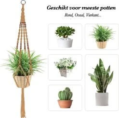 4 Stuks Luxe Jute Plantenhangers - Boho Handgeweven Katoen Hangpot Voor Binnen/Buiten - Hangende Bloempot Met Kralen - Macramé Touw/Koord Hangplant Houder - Bohemian Wandhanger Decoratie - Plant Hanger - Verticale Tuin Bloempothouder Planthanger 13 4 Stuks Luxe Jute Plantenhangers - Boho Handgeweven Katoen Hangpot Voor Binnen/Buiten - Hangende Bloempot Met Kralen - Macramé Touw/Koord Hangplant Houder - Bohemian Wandhanger Decoratie - Plant Hanger - Verticale Tuin Bloempothouder Planthanger -Beroemde Tuinonderhouds Winkel 1200x1184 2
