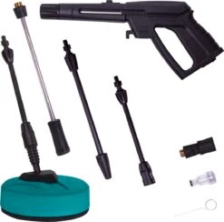 VONROC PRO Hogedrukreiniger V25-2 – 2500W – 195 Bar – 468 L/h – Duurzame Inductiemotor – Incl. 8m Slang, Slanghaspel, Terrasreiniger, Reinigingstank En Meer -Beroemde Tuinonderhouds Winkel 1200x1185