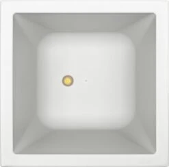 Elho Vivo Matt Finish Vierkant Wielen 40 - Grote Plantenbak Voor Binnen & Buiten - Gemaakt Van Gereycled Plastic - L 39 X W 39 X H 41 Cm - Wit -Beroemde Tuinonderhouds Winkel 1200x1187 4