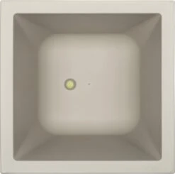 Elho Vivo Structure Finish Vierkant 40 - Plantenbak Voor Binnen & Buiten - Ø 39 X H 41 - Grijs/Warm Grijs -Beroemde Tuinonderhouds Winkel 1200x1188 1