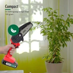 Mardin Mini Kettingzaag - Snoeizaag - Kettingzaag - Kettingzaag Electrisch Met 2 Accu - Inclusief Koffer - 1 Extra Accu - Rood -Beroemde Tuinonderhouds Winkel 1200x1199 4