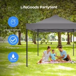 LifeGoods Partytent - 3x4.5 M - Zijwanden - Easy Up - Opvouwbaar - Waterdicht - Draagtas Met Wieltjes - Donkergrijs 14 LifeGoods Partytent - 3x4.5 M - Zijwanden - Easy Up - Opvouwbaar - Waterdicht - Draagtas Met Wieltjes - Donkergrijs -Beroemde Tuinonderhouds Winkel 1200x1200 140
