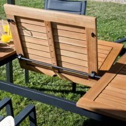 NATERIAL - Uitschuifbare Tuintafel ORIS - Uitschuifbare Tafel Voor 6 Tot 8 Personen - 180-240x100 Cm - Aluminium - Hout Eucalyptus 14 NATERIAL - Uitschuifbare Tuintafel ORIS - Uitschuifbare Tafel Voor 6 Tot 8 Personen - 180-240x100 Cm - Aluminium - Hout Eucalyptus -Beroemde Tuinonderhouds Winkel 1200x1200 175