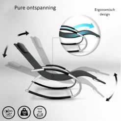 Sens Design Zonnebed - Ligbed - Weerbestendig - Antraciet -Beroemde Tuinonderhouds Winkel 1200x1200 203