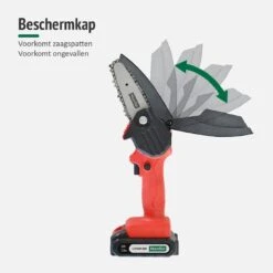 Mardin Mini Kettingzaag - Snoeizaag - Kettingzaag - Kettingzaag Electrisch Met 2 Accu - Inclusief Koffer - 1 Extra Accu - Rood -Beroemde Tuinonderhouds Winkel 1200x1200 261