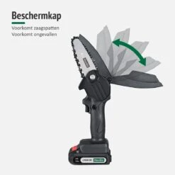 Mardin Mini Kettingzaag - Snoeizaag - Kettingzaag - Kettingzaag Electrisch Met 2 Accu - Inclusief Koffer - 1 Extra Accu - Zwart -Beroemde Tuinonderhouds Winkel 1200x1200 273