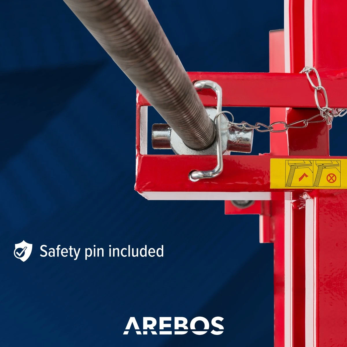 AREBOS Zitmaaierkrik Zitmaaier Kriksysteem Krik Hijstoestel Reinigingshulp 400kg 8 AREBOS Zitmaaierkrik Zitmaaier Kriksysteem Krik Hijstoestel Reinigingshulp 400kg - Afbeelding 8