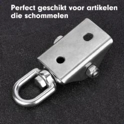 Luxe Ophangsysteem - 180° Schommelen, 360° Roteerbaar - Plafondhaak - Ophanghaak - Hangstoel Buiten - Hangstoel Binnen – Schommelstoel - Schommel - Bokszakken - RVS - Nederlandse Handleiding - 18 Luxe Ophangsysteem - 180° Schommelen, 360° Roteerbaar - Plafondhaak - Ophanghaak - Hangstoel Buiten - Hangstoel Binnen – Schommelstoel - Schommel - Bokszakken - RVS - Nederlandse Handleiding - -Beroemde Tuinonderhouds Winkel 1200x1200 34