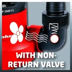 Einhell Dompelpomp GC-SP 3580 LL (350 W - 8000 L/h - 1 Mm Restwater - Traploos Instelbare Vlotterschakelaar - GeÃ¯ntegreerd Terugslagventiel - Draaghandvat - Kabelopwikkeling - Mechanische Afdichting) -Beroemde Tuinonderhouds Winkel 1200x1200 487