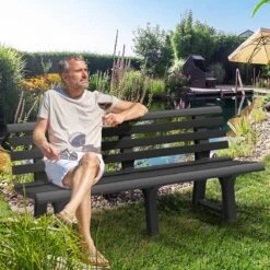 Casaria Tuinbank Orchidea – Kunststof/240kg Belastbaar – Antraciet 12 Casaria Tuinbank Orchidea – Kunststof/240kg Belastbaar – Antraciet -Beroemde Tuinonderhouds Winkel 1200x1200 66