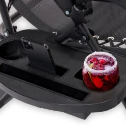 LifeGoods Opvouwbare Tuinstoelen - Verstelbaar Zonnescherm - 2 Stuks - 30°-90° Verstelbaar - Metaal - Zwart -Beroemde Tuinonderhouds Winkel 1200x1200 81