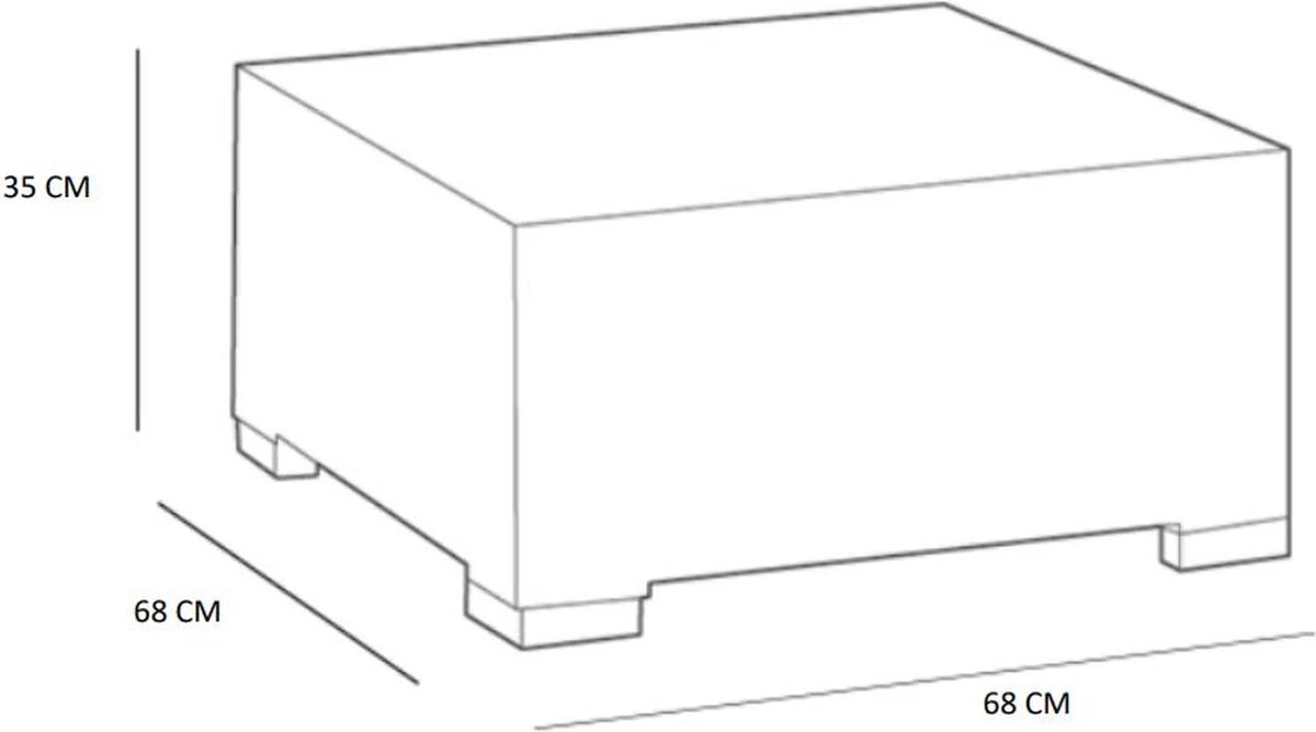 Allibert California Loungeset - 5 Personen - Cappuccino 7 Allibert California Loungeset - 5 Personen - Cappuccino - Afbeelding 7