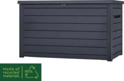 Keter Ontario Opbergbox - 870L - 147x83x86cm - Grafiet -Beroemde Tuinonderhouds Winkel 1200x785