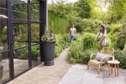 Elho Green Basics Regenton Plus 105 - Regenton Voor Kweken En Oogsten - Ø 58.4 X H 80.4 Cm - Zwart/Living Black -Beroemde Tuinonderhouds Winkel 1200x800 107