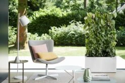 Elho Vivo Matt Finish Lang Wielen 90 - Grote Staande Plantenbak Voor Binnen & Buiten - Gemaakt Van Gereycled Plastic - L 39 X W 88 X H 41 Cm - Wit -Beroemde Tuinonderhouds Winkel 1200x800 160