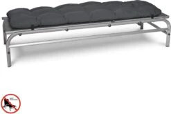 Beautissu Flair RL – Ligbedkussen Tuinkussen Ligstoel – Zonnebed Kussen Voor Tuin Meubelen 190x60x8 Cm Antraciet -Beroemde Tuinonderhouds Winkel 1200x801