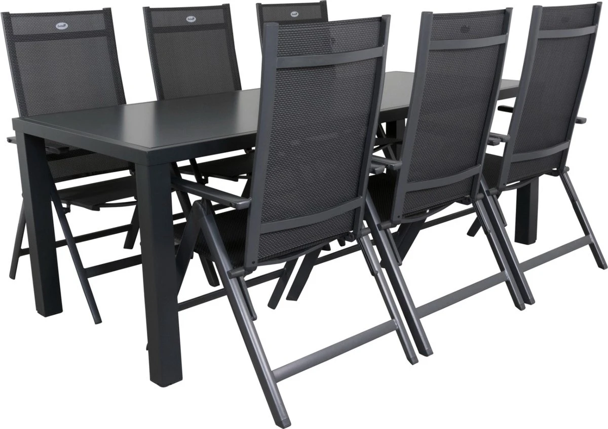 Hartman Napoli/Alma 210 Cm. Tuinset - 7-delig Verstelbaar 1 Hartman Napoli/Alma 210 Cm. Tuinset - 7-delig Verstelbaar