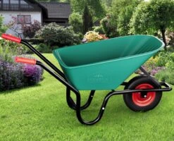Gardebruk Kruiwagen 100 L - Kunststof Kuip – Tot 150KG Groen -Beroemde Tuinonderhouds Winkel 1200x972 1