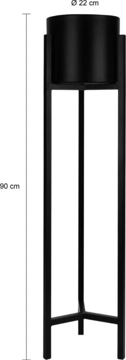 QUVIO Plantenstandaard Inclusief Pot - Staande Plantenbak - Metaal - Plantenbak - Plantenhouders - Planten Zuilen - Voor Buiten - Bloempot - 22 X 22 X 90 Cm - Zwart 10 QUVIO Plantenstandaard Inclusief Pot - Staande Plantenbak - Metaal - Plantenbak - Plantenhouders - Planten Zuilen - Voor Buiten - Bloempot - 22 X 22 X 90 Cm - Zwart -Beroemde Tuinonderhouds Winkel 420x1200