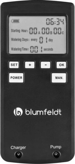 Blumfeldt Greenkeeper Automatisch Bewateringssysteem - Besproeiingscomputer - Druppelsysteem - Bewateringsautomaat Ideaal Tijdens Vakantie - Voor 60 Potplanten -Beroemde Tuinonderhouds Winkel 552x1200