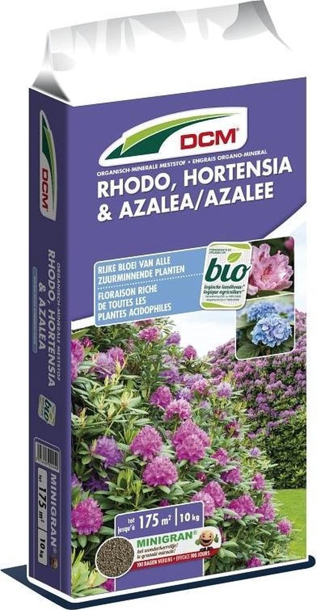 DCM Bemesting Voor Azalea-rhodo En Hortensia 10kg 1 DCM Bemesting Voor Azalea-rhodo En Hortensia 10kg