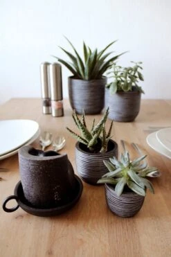 Capi Europe - Set Van 4 - Bloempot Binnen - Rib Antraciet 9 Capi Europe - Set Van 4 - Bloempot Binnen - Rib Antraciet -Beroemde Tuinonderhouds Winkel 800x1200 45