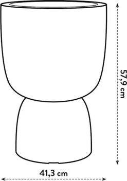 Elho Pure Coupe 41 - Bloempot Voor Binnen & Buiten - Ø 41.3 X H 57.9 Cm - Zwart/Zwart 20 Elho Pure Coupe 41 - Bloempot Voor Binnen & Buiten - Ø 41.3 X H 57.9 Cm - Zwart/Zwart -Beroemde Tuinonderhouds Winkel 843x1200 1