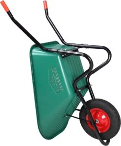 Gardebruk Kruiwagen 100 L - Kunststof Kuip – Tot 150KG Groen -Beroemde Tuinonderhouds Winkel 992x1200