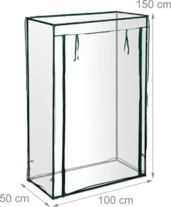 Relaxdays Tomatenkas 150x100x50 Cm - Tuinkas Tomaten - Foliekas - Serre - Kweekkas - PVC -Beroemde Tuinonderhouds Winkel 994x1200